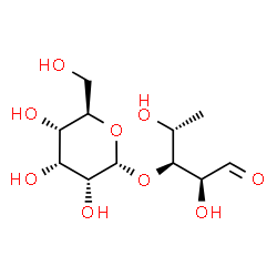 ChemSpider 2D Image | 3-O-alpha-D-Allopyranosyl-5-deoxy-D-lyxose | C11H20O9