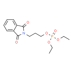 ChemSpider 2D Image | 3-(1,3-Dioxo-1,3-dihydro-2H-isoindol-2-yl)propyl diethyl phosphate | C15H20NO6P