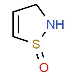 ChemSpider 2D Image | 2,3-Dihydro-1,2-thiazole 1-oxide | C3H5NOS
