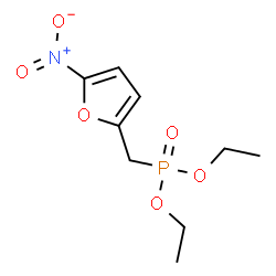 ChemSpider 2D Image | Diethyl [(5-nitro-2-furyl)methyl]phosphonate | C9H14NO6P