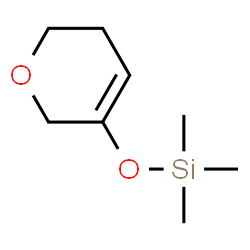 ChemSpider 2D Image | 3,6-dihydro-2H-pyran-5-yloxy(trimethyl)silane | C8H16O2Si