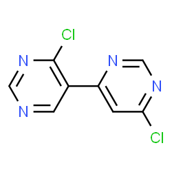 ChemSpider 2D Image | 4',6-Dichloro-4,5'-bipyrimidine | C8H4Cl2N4
