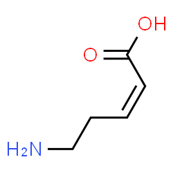 ChemSpider 2D Image | (2Z)-5-Amino-2-pentenoic acid | C5H9NO2