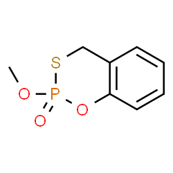 ChemSpider 2D Image | 2-Methoxy-4H-1,3,2-benzoxathiaphosphinine 2-oxide | C8H9O3PS