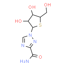 ChemSpider 2D Image | 1-(4-Thiopentofuranosyl)-1H-1,2,4-triazole-3-carboxamide | C8H12N4O4S