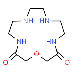 ChemSpider 2D Image | 1-Oxa-4,7,10,13-tetraazacyclopentadecane-3,14-dione | C10H20N4O3