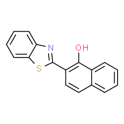 ChemSpider 2D Image | 2-(1,3-Benzothiazol-2-yl)-1-naphthol | C17H11NOS
