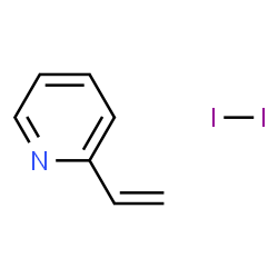 ChemSpider 2D Image | 2-Vinylpyridine - iodine (1:1) | C7H7I2N