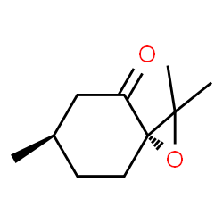 ChemSpider 2D Image | (3S,6R)-2,2,6-Trimethyl-1-oxaspiro[2.5]octan-4-one | C10H16O2