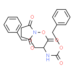 ChemSpider 2D Image | 2,5-Dioxo-1-pyrrolidinyl O-benzyl-N-[(benzyloxy)carbonyl]serinate | C22H22N2O7