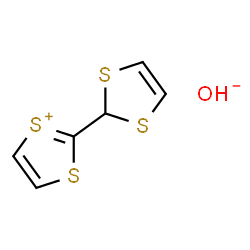 ChemSpider 2D Image | 2-(1,3-Dithiol-2-yl)-1,3-dithiol-1-ium hydroxide | C6H6OS4