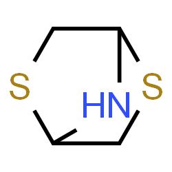 ChemSpider 2D Image | 2,5-Dithia-7-azabicyclo[2.2.1]heptane | C4H7NS2