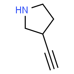 ChemSpider 2D Image | 3-Ethynylpyrrolidine | C6H9N