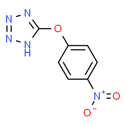ChemSpider 2D Image | 5-(4-Nitrophenoxy)-1H-tetrazole | C7H5N5O3