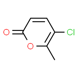 ChemSpider 2D Image | 5-Chloro-6-methyl-2H-pyran-2-one | C6H5ClO2