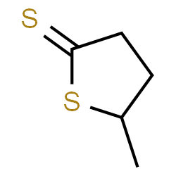 ChemSpider 2D Image | 5-Methyldihydro-2(3H)-thiophenethione | C5H8S2