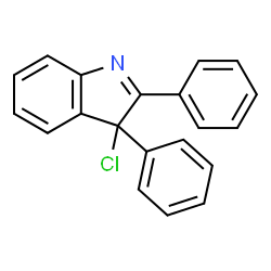 ChemSpider 2D Image | 3-Chloro-2,3-diphenyl-3H-indole | C20H14ClN