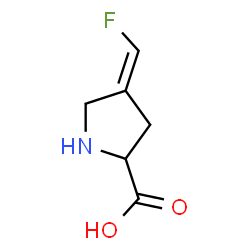 ChemSpider 2D Image | (4Z)-4-(Fluoromethylene)proline | C6H8FNO2