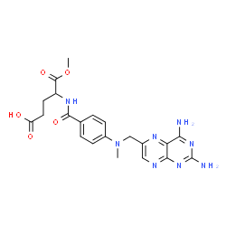 ChemSpider 2D Image | METHOTREXATE 1-METHYL ESTER | C21H24N8O5