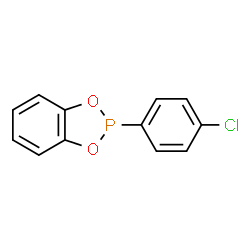 ChemSpider 2D Image | 2-(4-Chlorophenyl)-1,3,2-benzodioxaphosphole | C12H8ClO2P