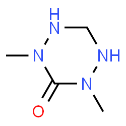ChemSpider 2D Image | 2,4-Dimethyl-1,2,4,5-tetrazinan-3-one | C4H10N4O