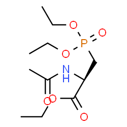 ChemSpider 2D Image | Ethyl N-acetyl-3-(diethoxyphosphoryl)-L-alaninate | C11H22NO6P