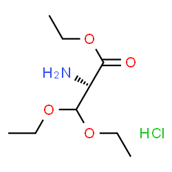 ChemSpider 2D Image | Ethyl 3-ethoxy-O-ethyl-L-serinate hydrochloride (1:1) | C9H20ClNO4