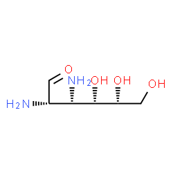 ChemSpider 2D Image | 2,3-Diamino-2,3-dideoxy-D-altrose | C6H14N2O4