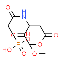 ChemSpider 2D Image | Dimethyl N-(phosphonoacetyl)aspartate | C8H14NO8P
