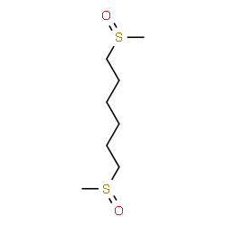 ChemSpider 2D Image | 1,6-Bis(methylsulfinyl)hexane | C8H18O2S2