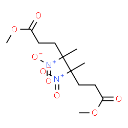 ChemSpider 2D Image | Dimethyl 4,5-dimethyl-4,5-dinitrooctanedioate | C12H20N2O8