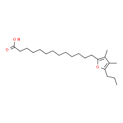ChemSpider 2D Image | 3,4-Dimethyl-5-propyl-2-furantridecanoic acid | C22H38O3