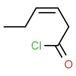 ChemSpider 2D Image | (3Z)-3-Hexenoyl chloride | C6H9ClO