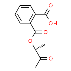 ChemSpider 2D Image | 2-({[(2R)-3-Oxo-2-butanyl]oxy}carbonyl)benzoic acid | C12H12O5