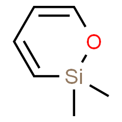ChemSpider 2D Image | 2,2-Dimethyl-2H-1,2-oxasiline | C6H10OSi