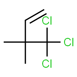 ChemSpider 2D Image | 4,4,4-Trichloro-3,3-dimethyl-1-butene | C6H9Cl3