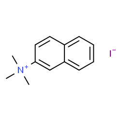 ChemSpider 2D Image | N,N,N-Trimethyl-2-naphthalenaminium iodide | C13H16IN