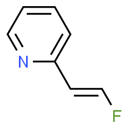ChemSpider 2D Image | 2-[(E)-2-Fluorovinyl]pyridine | C7H6FN