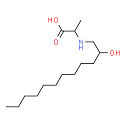 ChemSpider 2D Image | N-(2-Hydroxydodecyl)alanine | C15H31NO3