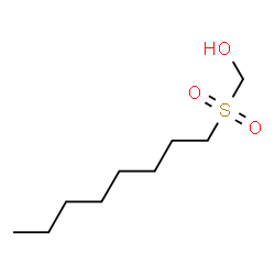 ChemSpider 2D Image | (Octylsulfonyl)methanol | C9H20O3S