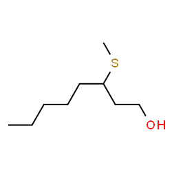 ChemSpider 2D Image | 3-(Methylsulfanyl)-1-octanol | C9H20OS