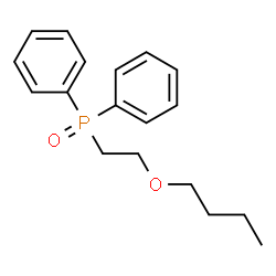 ChemSpider 2D Image | (2-Butoxyethyl)(diphenyl)phosphine oxide | C18H23O2P