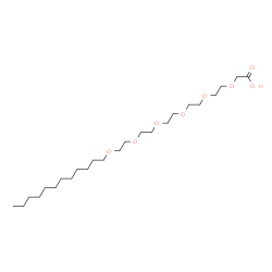 ChemSpider 2D Image | 3,6,9,12,15,18-HEXAOXATRIACONTANOIC ACID | C24H48O8