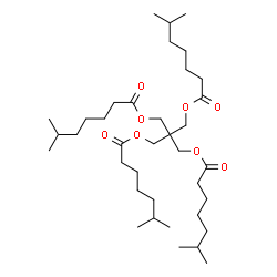 ChemSpider 2D Image | 3-[(6-Methylheptanoyl)oxy]-2,2-bis{[(6-methylheptanoyl)oxy]methyl}propyl 6-methylheptanoate | C37H68O8