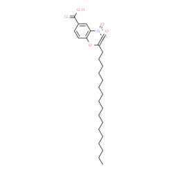 ChemSpider 2D Image | 3-Nitro-4-(stearoyloxy)benzoic acid | C25H39NO6