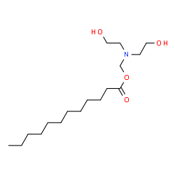 ChemSpider 2D Image | [Bis(2-hydroxyethyl)amino]methyl laurate | C17H35NO4