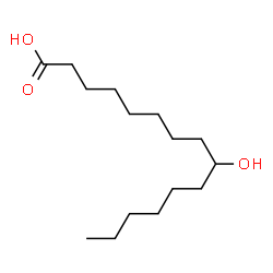 ChemSpider 2D Image | 9-Hydroxypentadecanoic acid | C15H30O3