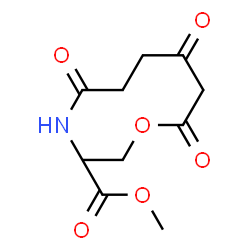 ChemSpider 2D Image | Ethyl 6-[(methoxycarbonyl)amino]-3,6-dioxohexanoate | C10H15NO6