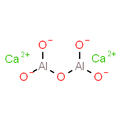 ChemSpider 2D Image | dicalcium;dioxidoalumanyloxy(dioxido)alumane | Al2Ca2O5
