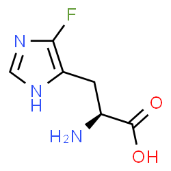 ChemSpider 2D Image | 5-Fluoro-L-histidine | C6H8FN3O2